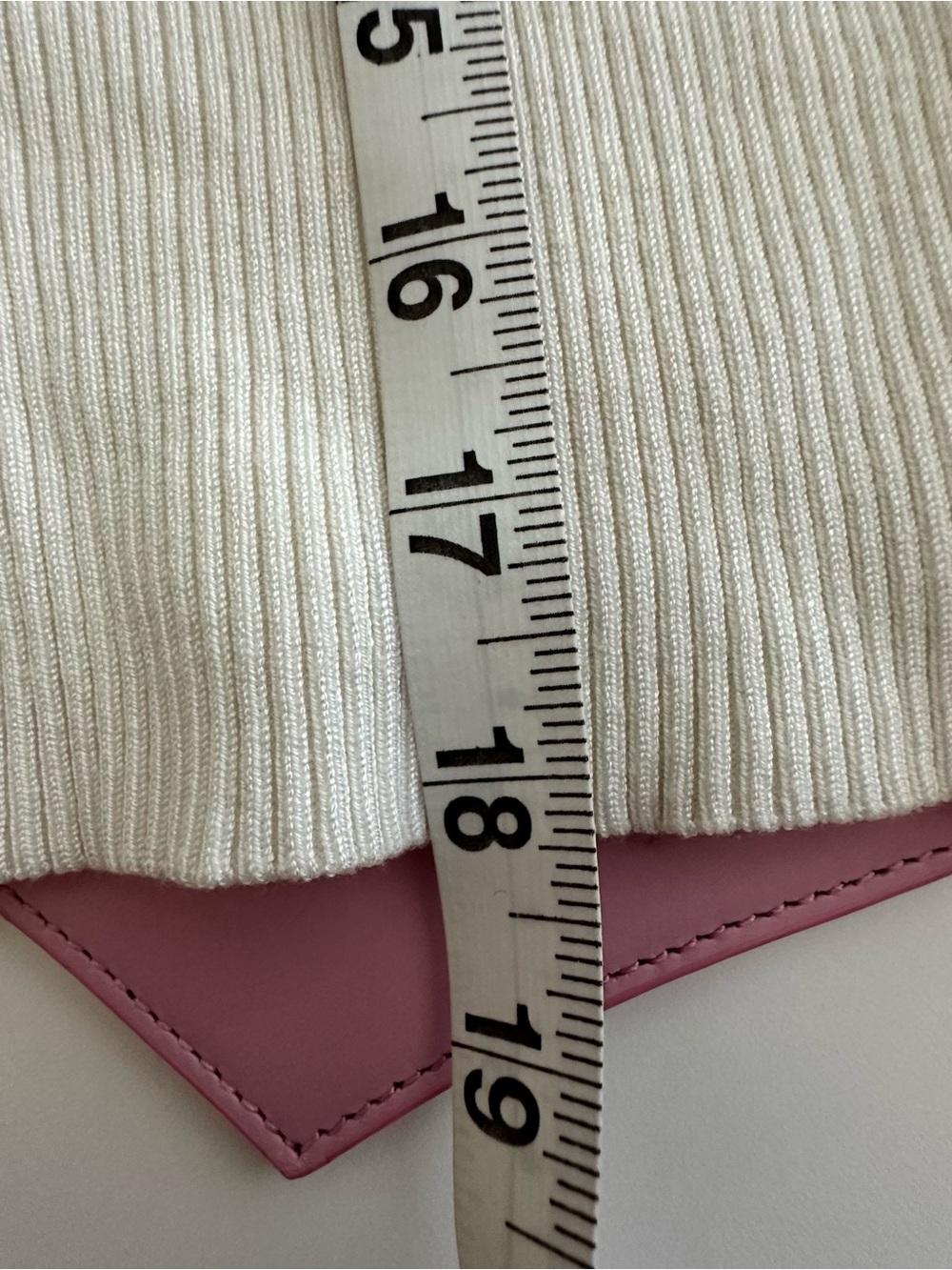 Debut Cream Ribbed Racerback Tank S - Picture 5 of 5